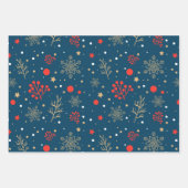 Feuilles de papier d'enveloppement de Noël (Devant 2)