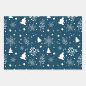 Feuilles de papier d'enveloppement de Noël (Devant)