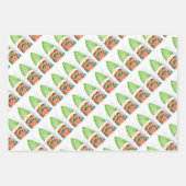 Feuilles de papier d'enveloppement de Noël (Devant 2)