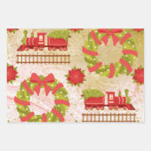 Feuilles de papier d'enveloppement de Noël (Devant 3)