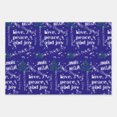 Feuilles de papier d'enveloppement de Noël (Devant 2)