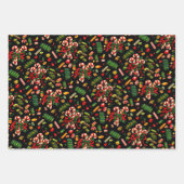 Feuilles de papier d'enveloppement de Noël des ann (Devant 3)