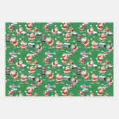 Feuilles de papier d'enveloppement de Noël des ann (Devant)