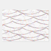 Feuilles de papier d'enveloppement de Noël des Fêt (Devant 2)