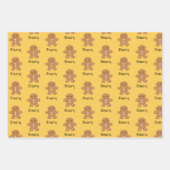 Feuilles de papier d'enveloppement de Noël personn (Devant 3)