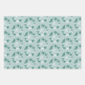 Feuilles de papier d'enveloppement de Noël pour ba (Devant 3)