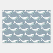 Feuilles de papier d'enveloppement de Noël pour ba (Devant)