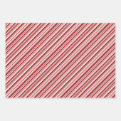 Feuilles de papier d'enveloppement de Noël rouge e (Devant 3)