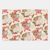 Feuilles de papier d'enveloppement de Noël très vi (Devant 2)