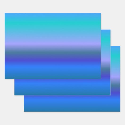 Feuilles de papier d'enveloppement de paon (Lot)