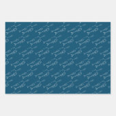 Feuilles de papier d'enveloppement de poissons et (Devant 3)