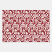 Feuilles de papier d'enveloppement de portrait de  (Devant 2)