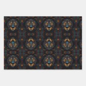 Feuilles de papier d'enveloppement de portrait de  (Devant 2)