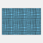 Feuilles de papier d'enveloppement de quadrillage (Devant 2)