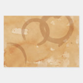 Feuilles de papier d'enveloppement de taches de ca (Devant)