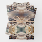 Feuilles de papier d'enveloppement des anneaux mar (En situation)