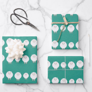 Feuilles de papier d'enveloppement des moutons