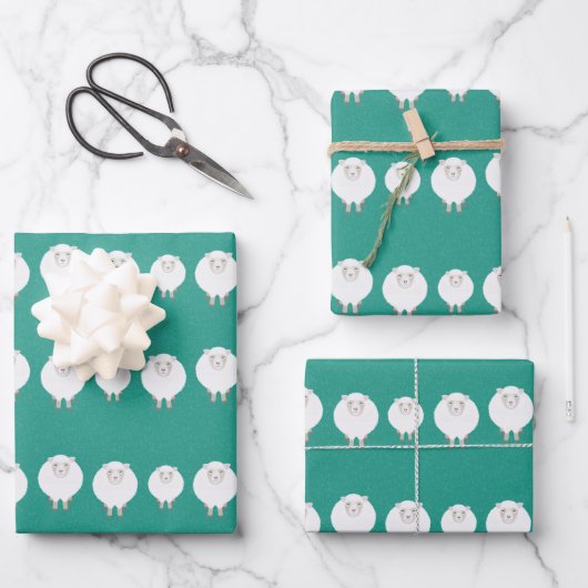 Feuilles de papier d'enveloppement des moutons (Recto)