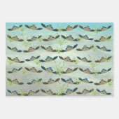 Feuilles de papier d'enveloppement des tortues mar (Devant)