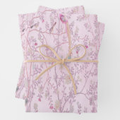 Feuilles de papier d'enveloppement d'oiseaux de Ch (En situation)