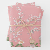 Feuilles de papier d'enveloppement d'oiseaux de Ch (En situation)