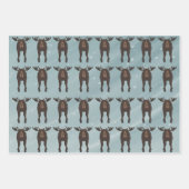 Feuilles de papier d'enveloppement d'orignaux (Devant 2)