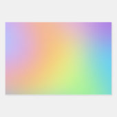 Feuilles de papier d'enveloppement doux Pastel Rai (Devant 2)