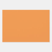 Feuilles de papier d'enveloppement en carton orang (Devant 3)