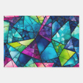 Feuilles de papier d'enveloppement en mosaïque de  (Devant 2)