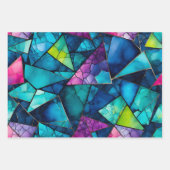 Feuilles de papier d'enveloppement en mosaïque de  (Devant)