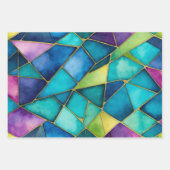 Feuilles de papier d'enveloppement en verre coloré (Devant 3)