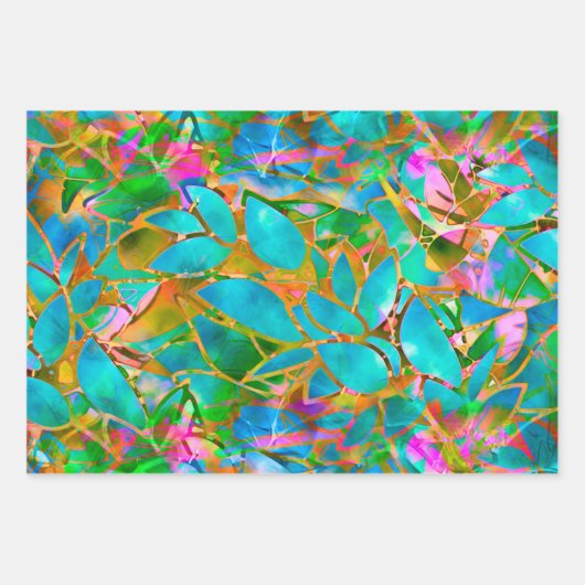 Feuilles de papier d'enveloppement Ensemble de ver (Devant 2)