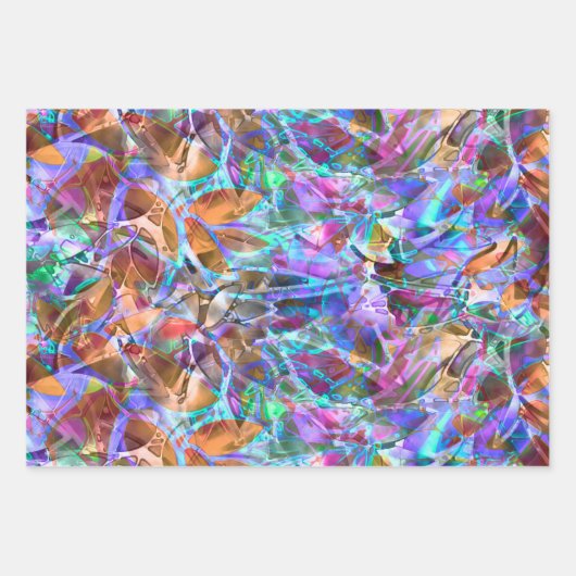 Feuilles de papier d'enveloppement Ensemble de ver (Devant)