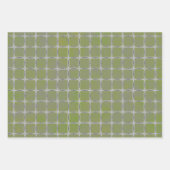 Feuilles de papier d'enveloppement géométrique ver (Devant)