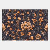 Feuilles de papier d'enveloppement Gothique Floral (Devant 3)