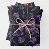 Feuilles de papier d'enveloppement Gothique Floral (En situation)