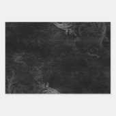 Feuilles de papier d'enveloppement gothique foncé (Devant 3)