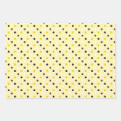 Feuilles de papier d'enveloppement jaune vif (Devant 3)