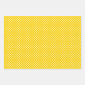 Feuilles de papier d'enveloppement jaune vif (Devant 2)