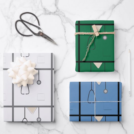 Feuilles de papier d'enveloppement Médicale (Recto)