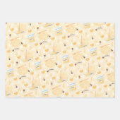 Feuilles de papier d'enveloppement mignonne d'abei (Devant)