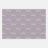 Feuilles de papier d'enveloppement personnalisées (Devant 3)