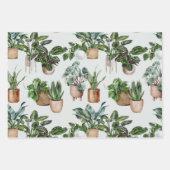 Feuilles de papier d'enveloppement Plantes (Devant)