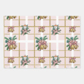 Feuilles de papier d'enveloppement rose Jeu Fille (Devant)