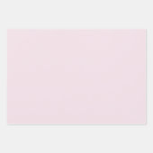 Feuilles de papier d'enveloppement rose pour bébé  (Devant 3)
