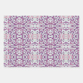 Feuilles de papier d'enveloppement rose + violet F (Devant 2)