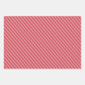 Feuilles de papier d'enveloppement rouge de Noël m (Devant 3)