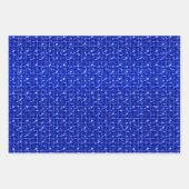 Feuilles de papier d'enveloppement Royal Blue Foil (Devant 2)
