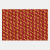 FEUILLES DE PAPIER D'ÉPAUISSEMENT Rouge et Or Prof (Devant)