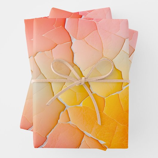 Feuilles de papier d'habillage d'art de cracker co